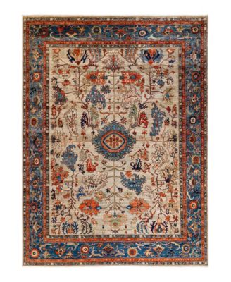 Adorn Hand Woven Rugs Serapi M1988 Rug Collection In Multi