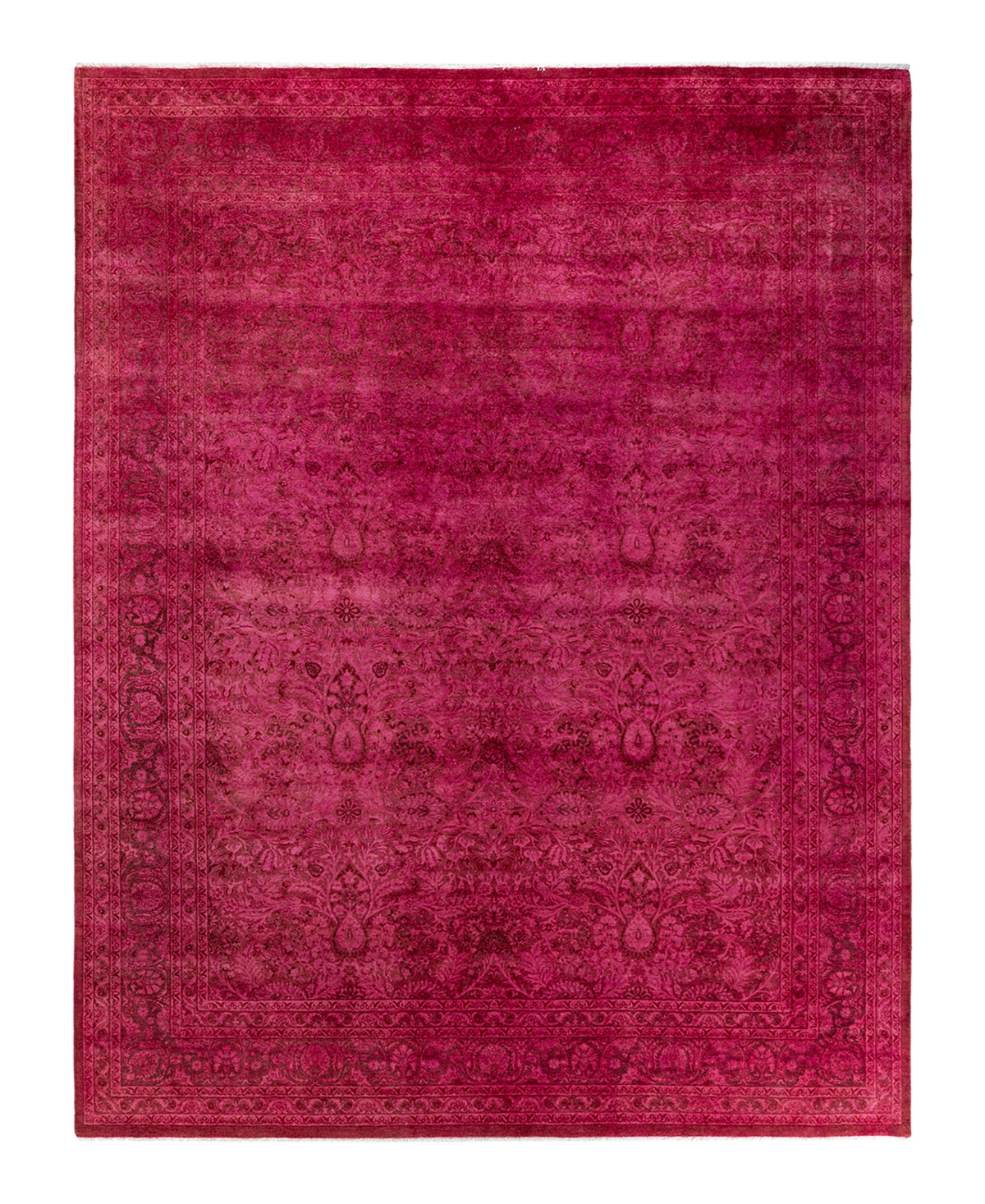 Adorn Hand Woven Rugs Fine Vibrance M1503 8'4"x10'7" Area Rug In Pink