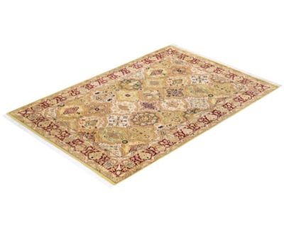 Adorn Hand Woven Rugs Mogul M1406 Rug Collection In Green
