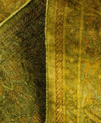 Adorn Hand Woven Rugs Fine Vibrance M1171 Rug Collection In Yellow