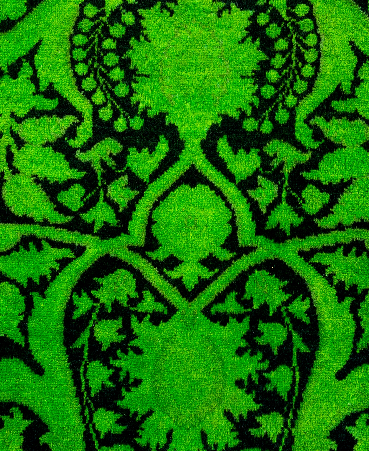 Adorn Hand Woven Rugs Fine Vibrance M1402 3'2"x5'4" Area Rug In Green