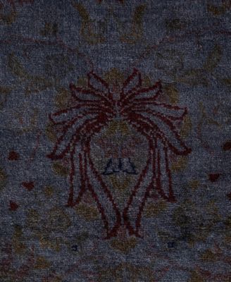 Adorn Hand Woven Rugs Fine Vibrance M1043 Rug Collection In Gray