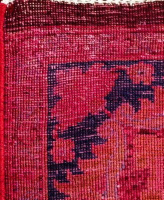 Adorn Hand Woven Rugs Fine Vibrance M1265 Rug Collection In Red