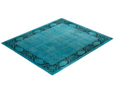 Adorn Hand Woven Rugs Fine Vibrance M1424 Rug Collection In Blue