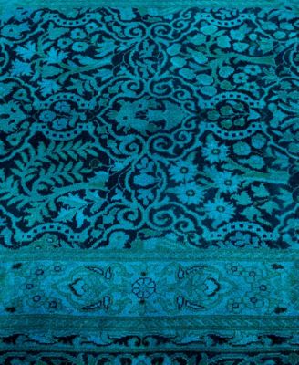 Adorn Hand Woven Rugs Fine Vibrance M1363 Rug Collection In Black