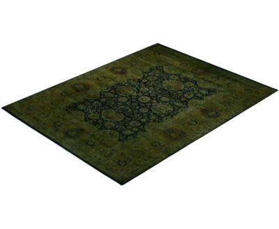 Adorn Hand Woven Rugs Fine Vibrance M1403 Rug Collection In Black
