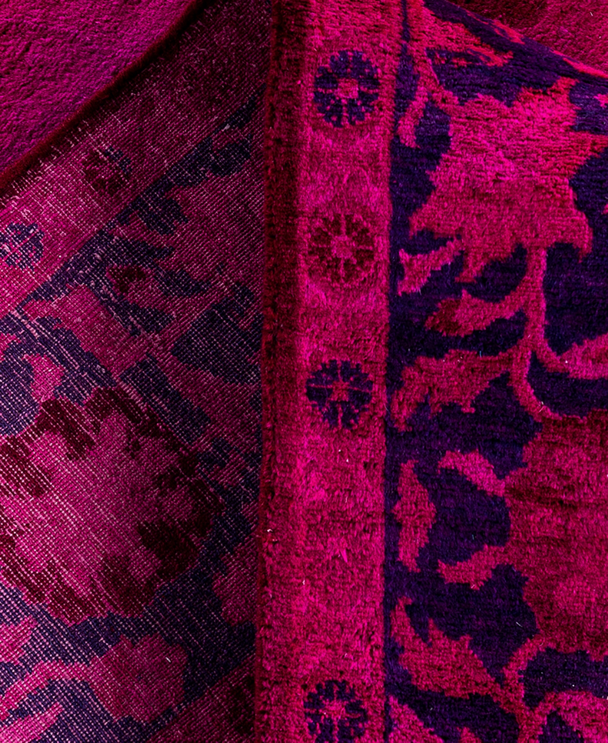 Adorn Hand Woven Rugs Fine Vibrance M1273 4'8"x7'1" Area Rug In Pink