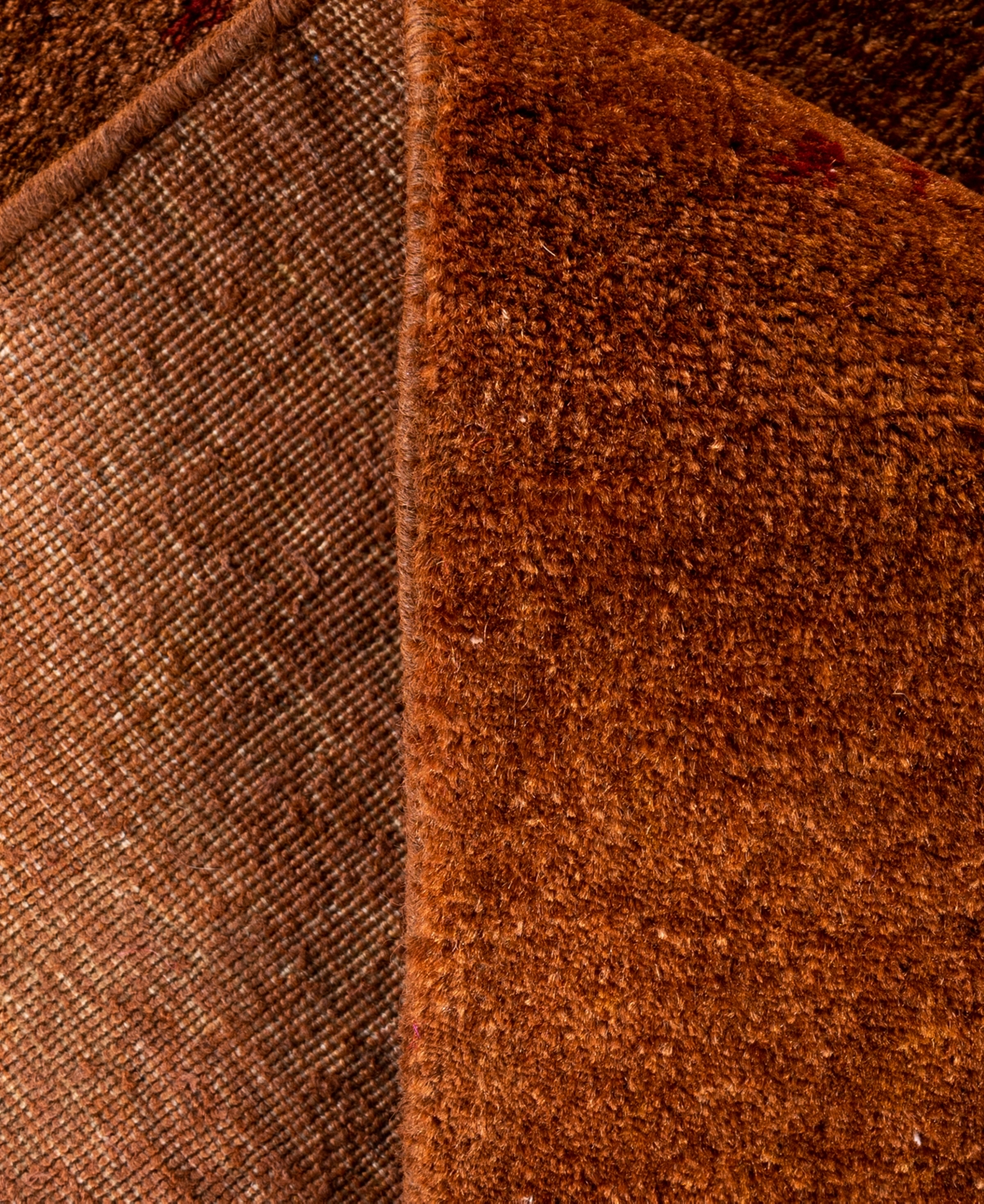 Adorn Hand Woven Rugs Fine Vibrance M1482 5'2"x7'7" Area Rug In Orange