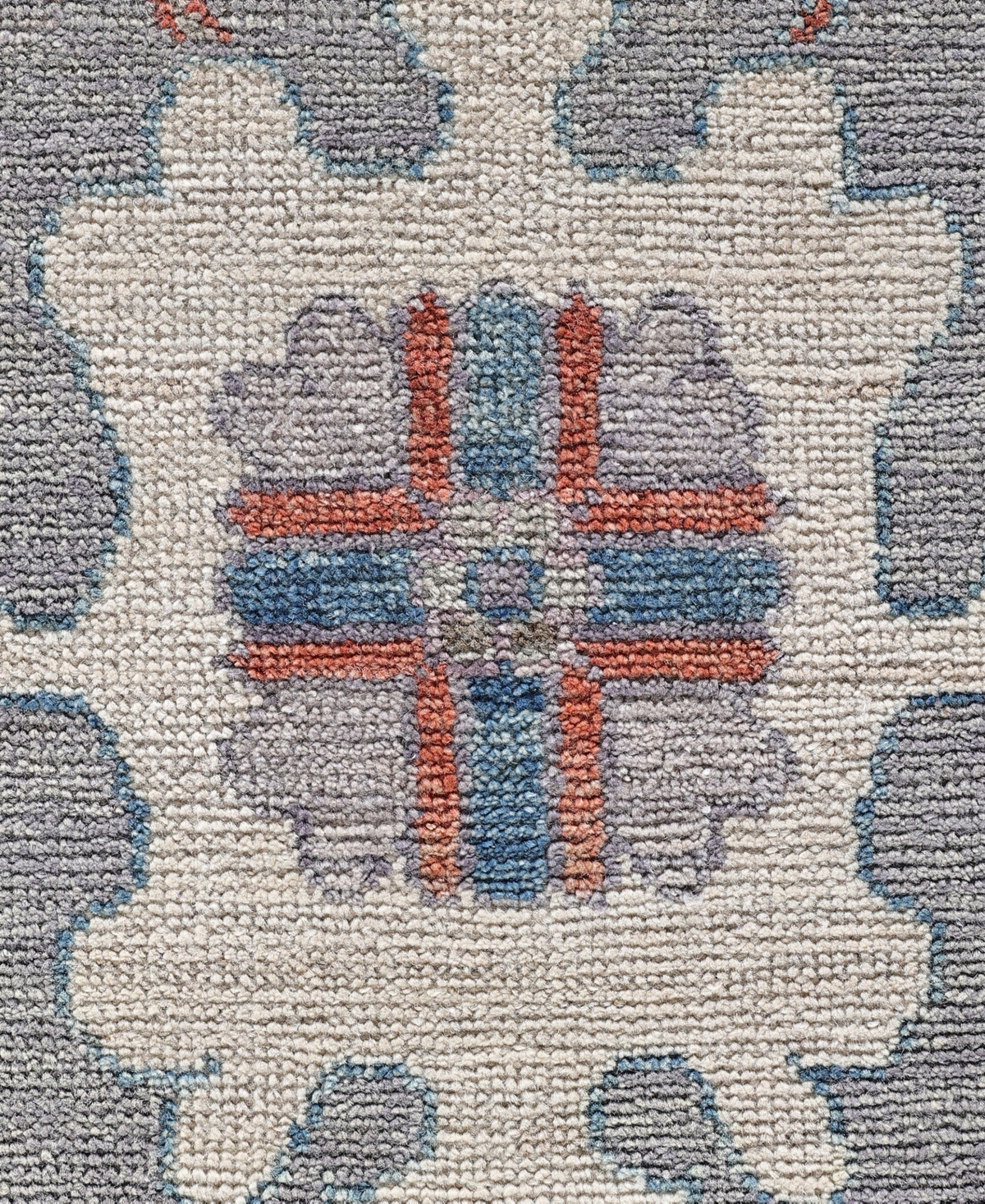 Adorn Hand Woven Rugs Colorful Oushak M0103-35 9'x11'10" Area Rug In Gray