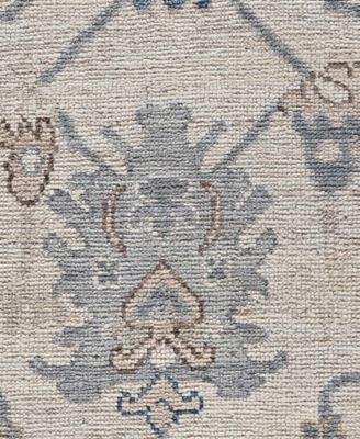 Adorn Hand Woven Rugs Colorful Oushak M0103 44 Rug Collection In White