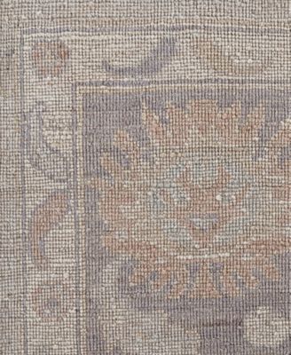 Adorn Hand Woven Rugs Colorful Oushak M0103 52 Rug Collection In Gray