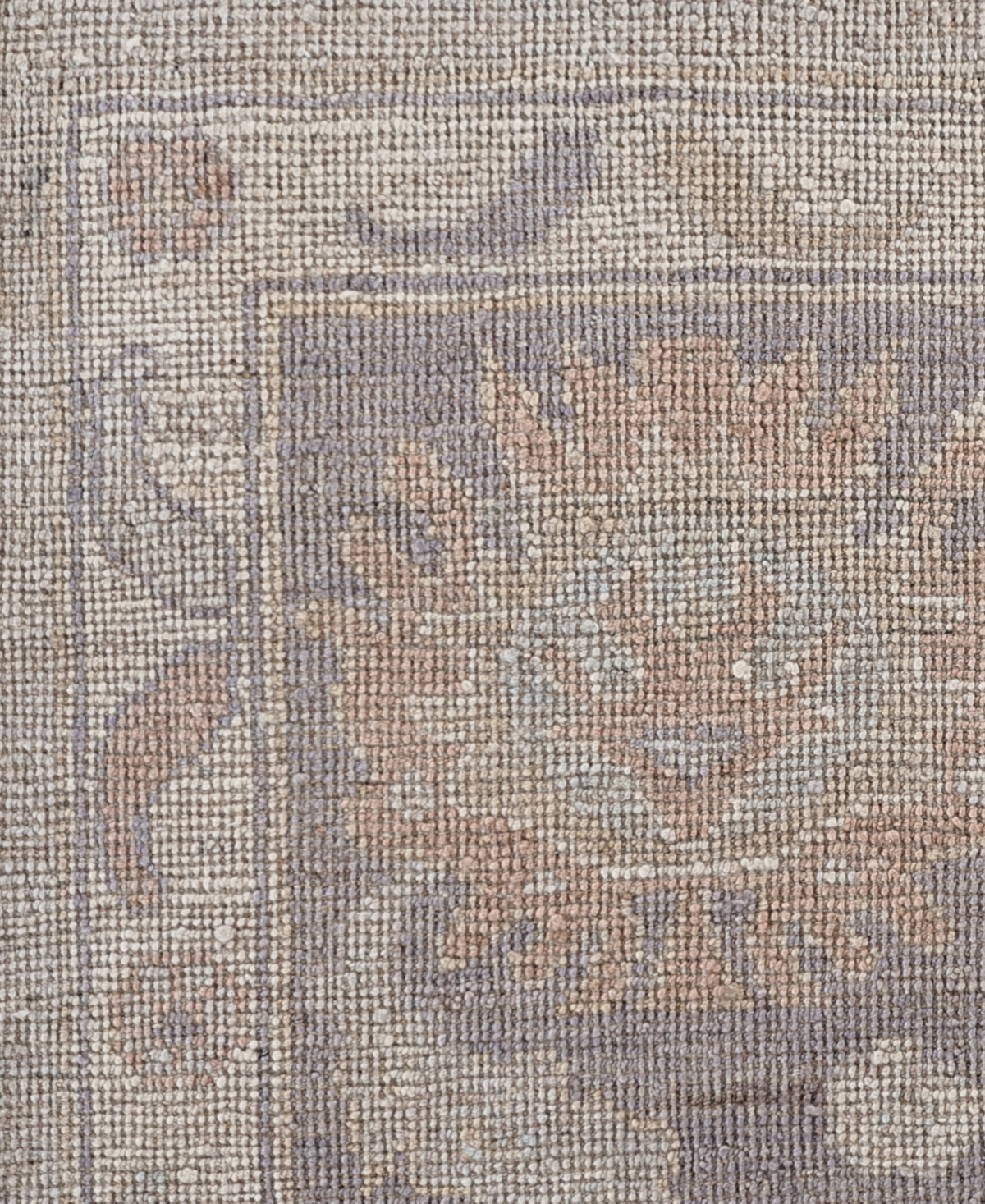 Adorn Hand Woven Rugs Colorful Oushak M0103-52 8'1"x9'9" Area Rug In Gray
