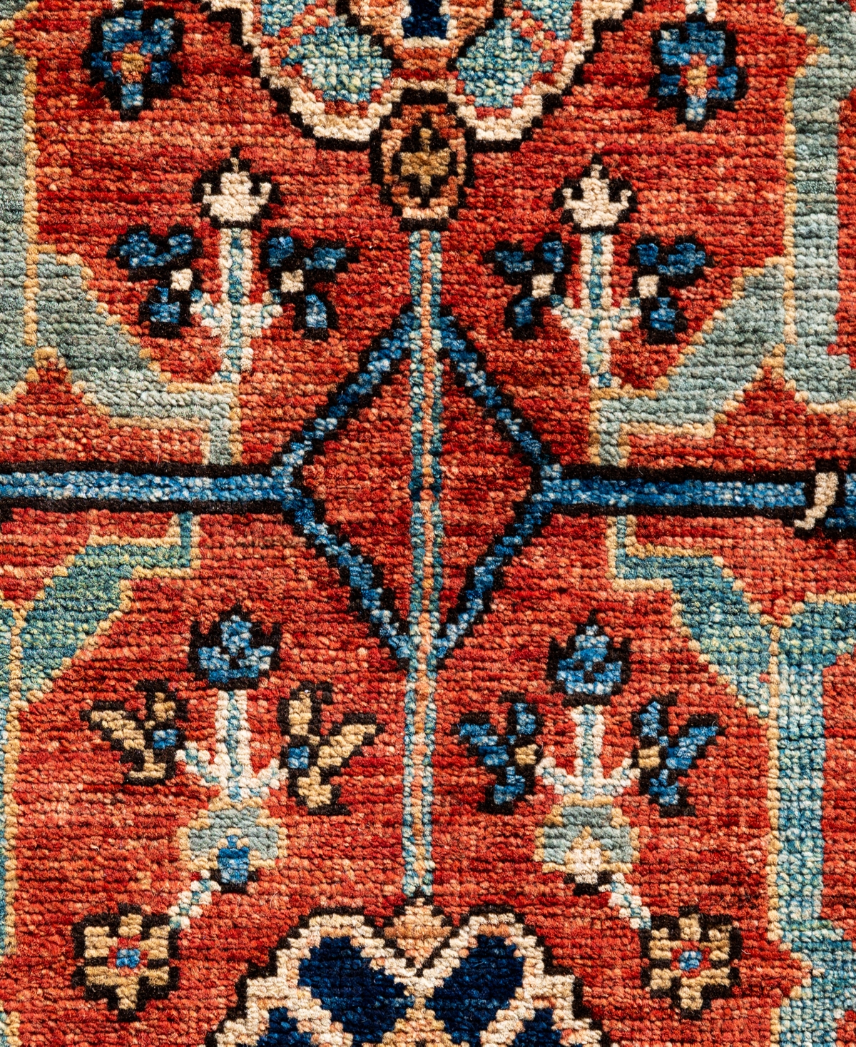Adorn Hand Woven Rugs Serapi M0103-54 10'x13'9" Area Rug In Red