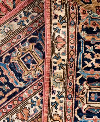 Adorn Hand Woven Rugs Serapi M0103 97 Rug Collection In Pink