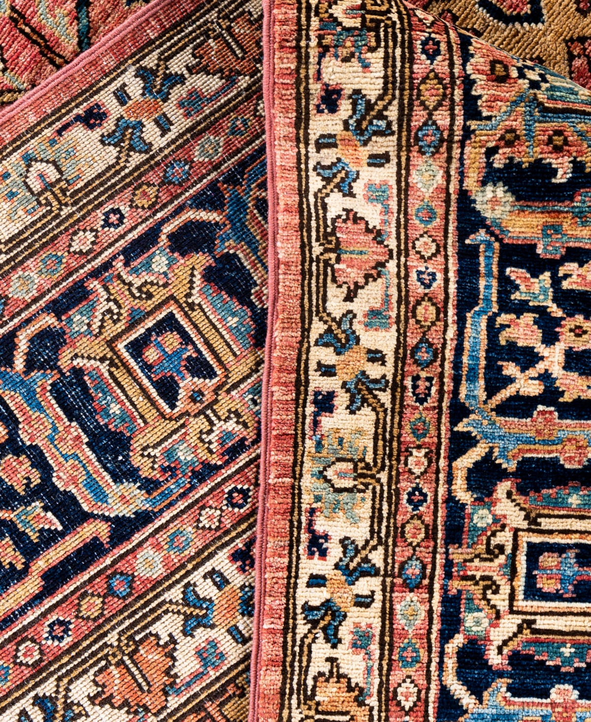 Adorn Hand Woven Rugs Serapi M0103-97 9'x11'10" Area Rug In Pink