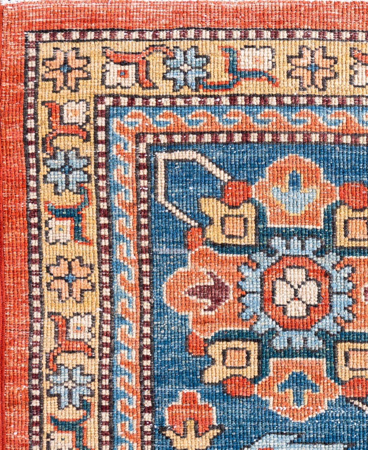 Adorn Hand Woven Rugs Serapi M0103-124 8'9"x11'11" Area Rug In Red