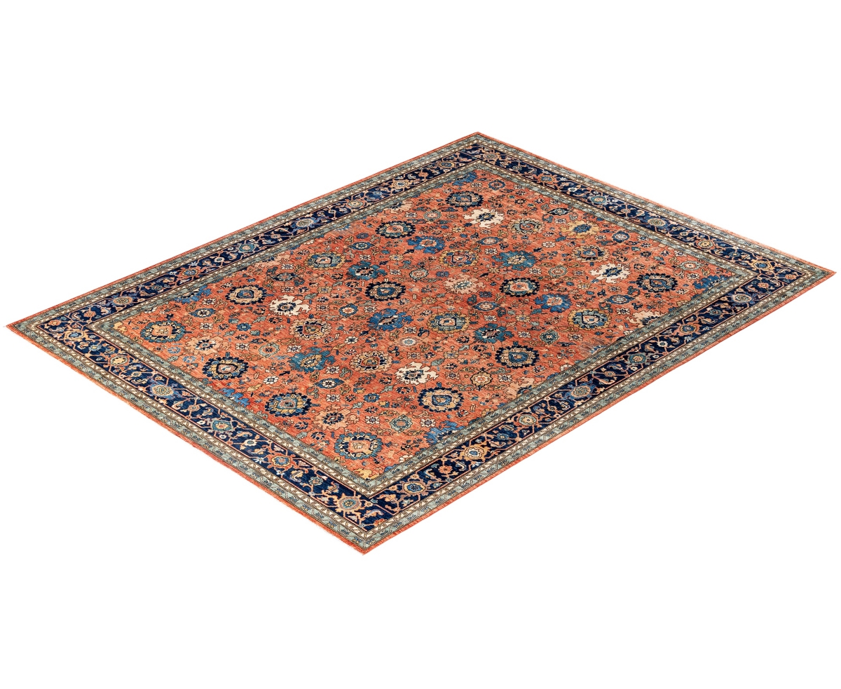 Adorn Hand Woven Rugs Serapi M0103-127 9'x11'9" Area Rug In Orange