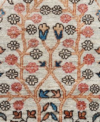 Adorn Hand Woven Rugs Serapi M0103 151 Rug Collection In Gray