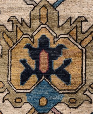 Adorn Hand Woven Rugs Serapi M0103 156 Rug Collection In White