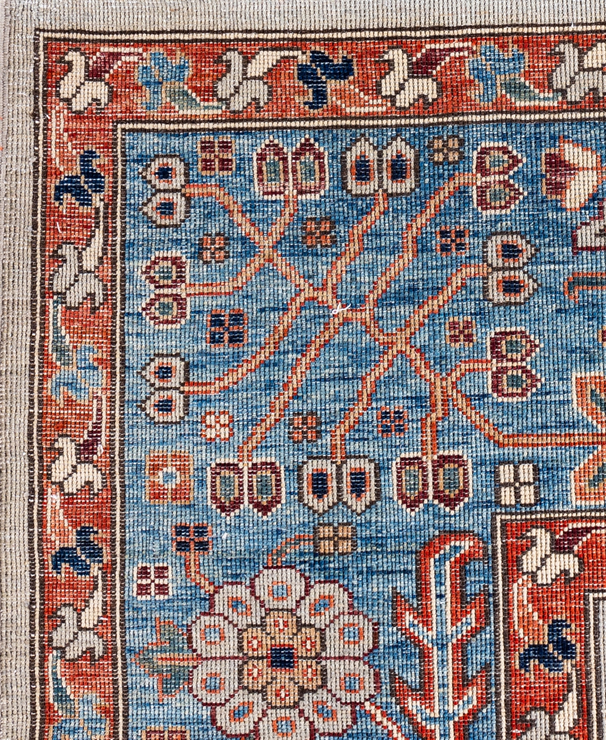 Adorn Hand Woven Rugs Serapi M0103-164 9'1"x11'11" Area Rug In Gray