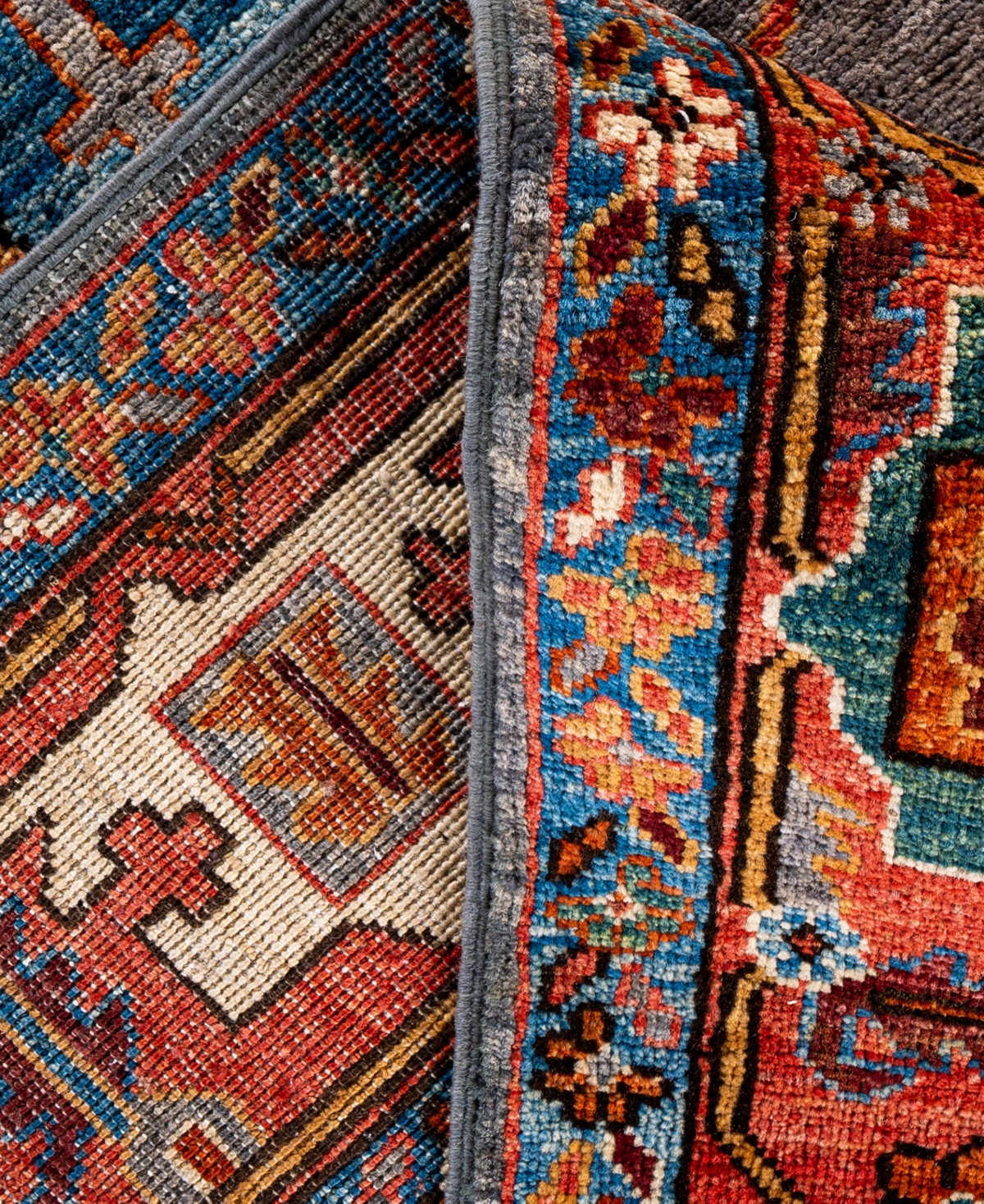 Adorn Hand Woven Rugs Serapi M0103-194 8'2"x9'9" Area Rug In Gray