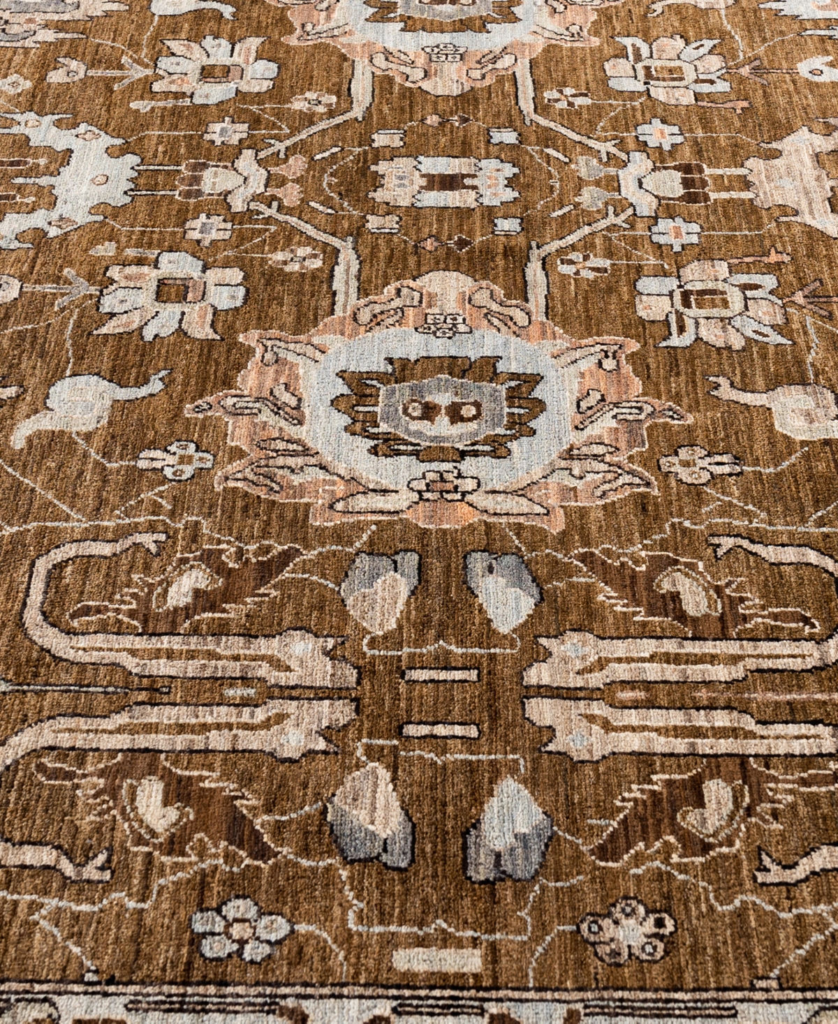 Adorn Hand Woven Rugs Serapi M0103-196 8'2"x9'9" Area Rug In Brown