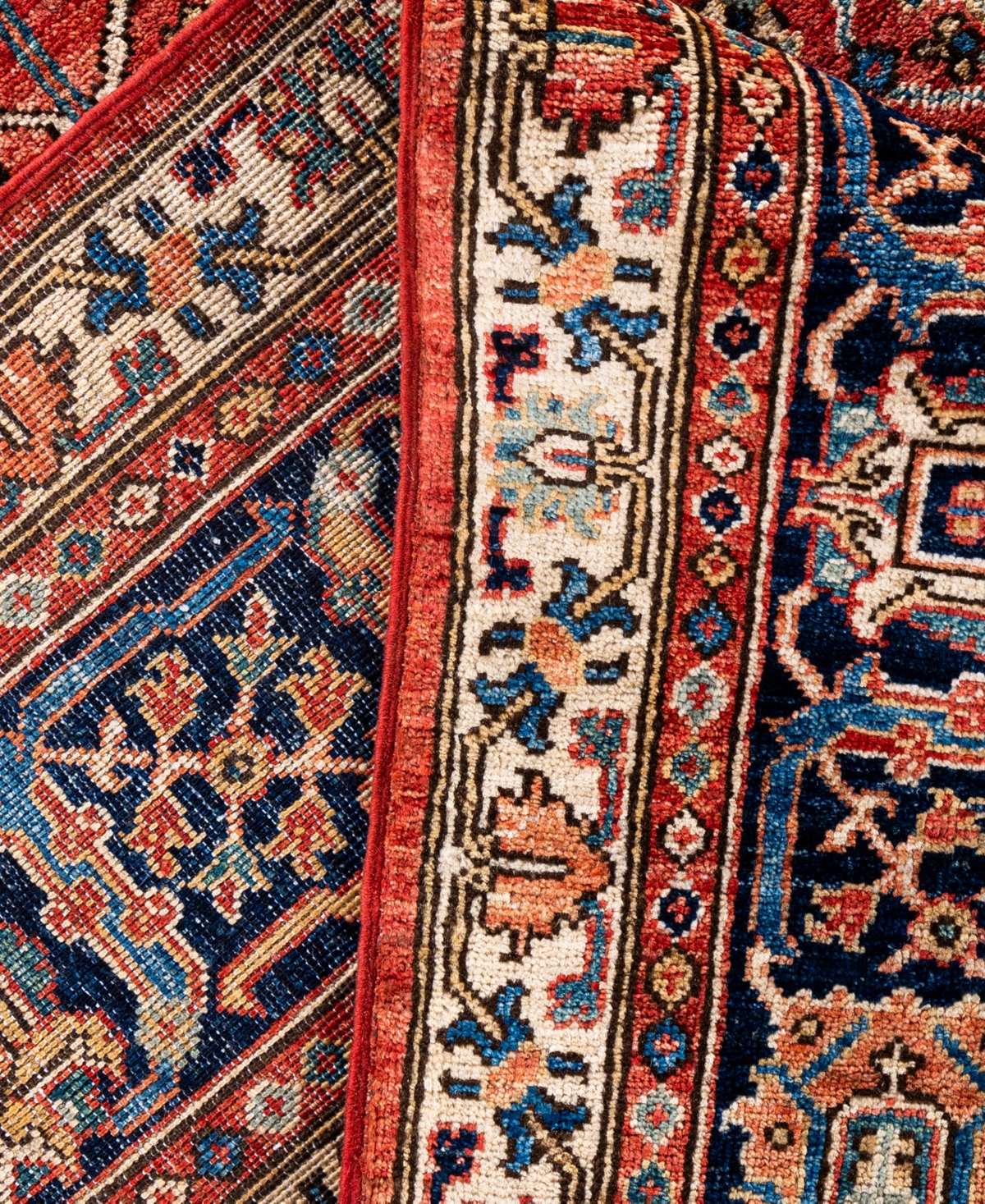 Adorn Hand Woven Rugs Serapi M0103-204 8'3"x10' Area Rug In Red