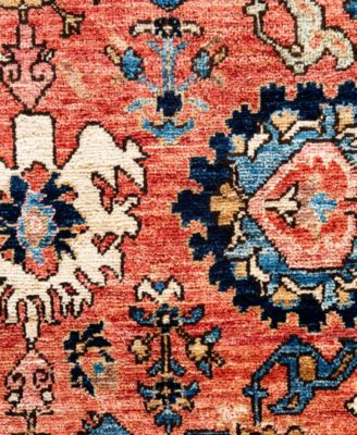 Adorn Hand Woven Rugs Serapi M0103 235 Rug Collection In Red