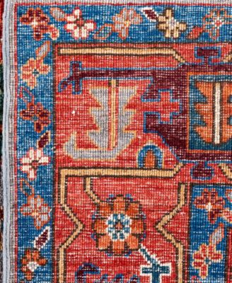 Adorn Hand Woven Rugs Serapi M0103 248 Rug Collection In Gray