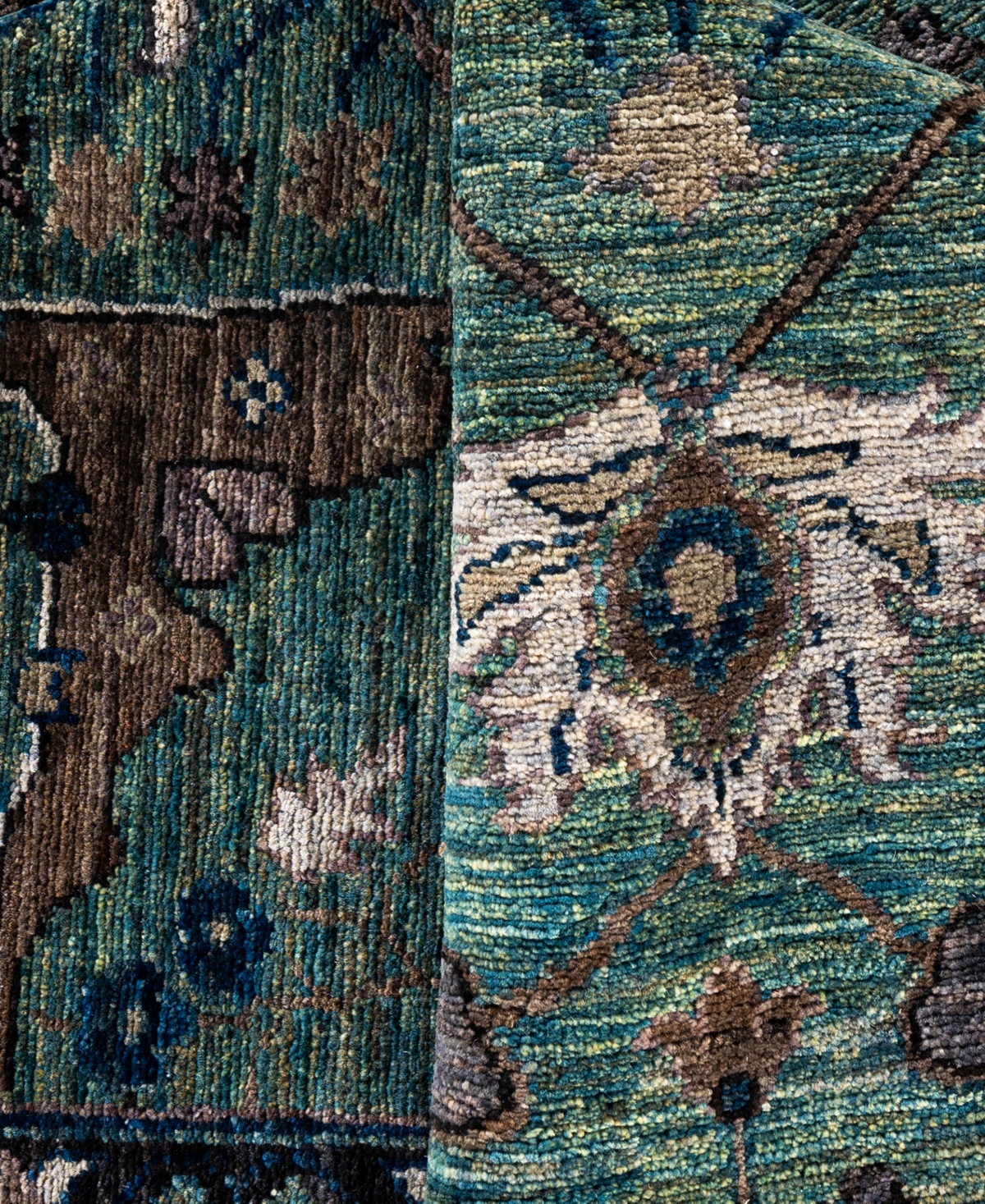 Adorn Hand Woven Rugs Serapi M0103-251 8'3"x9'9" Area Rug In Green