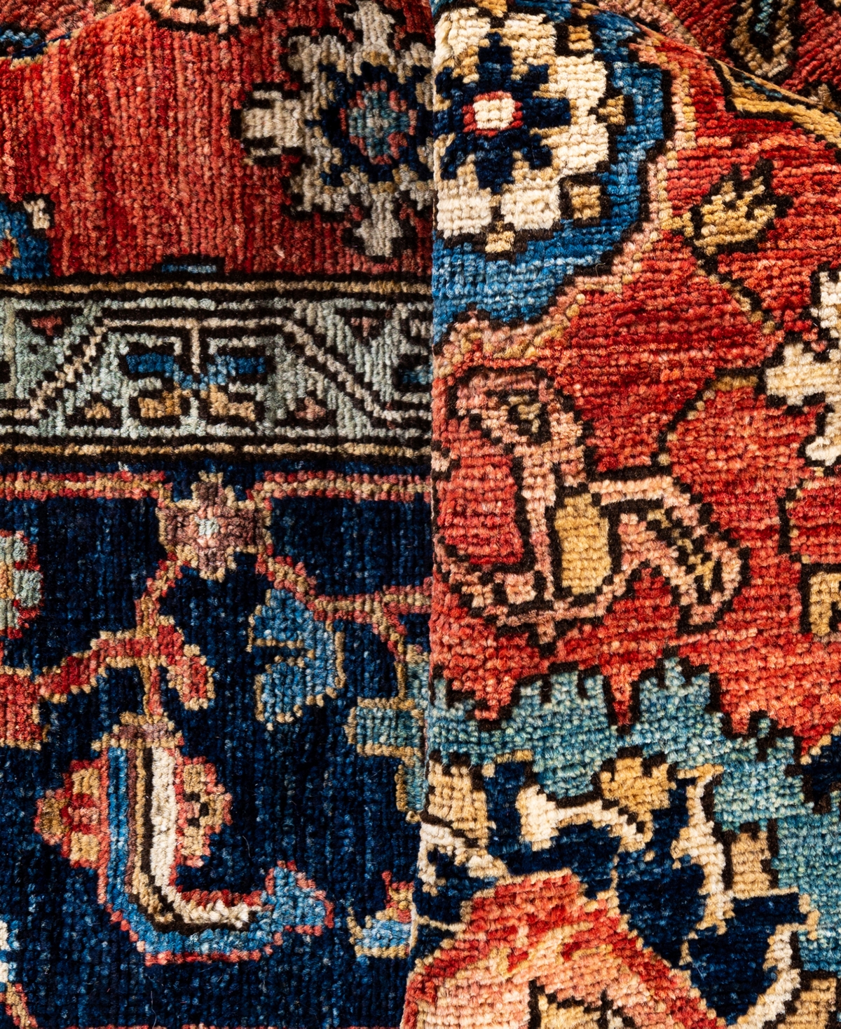 Adorn Hand Woven Rugs Serapi M0103-261 8'2"x10'3" Area Rug In Red