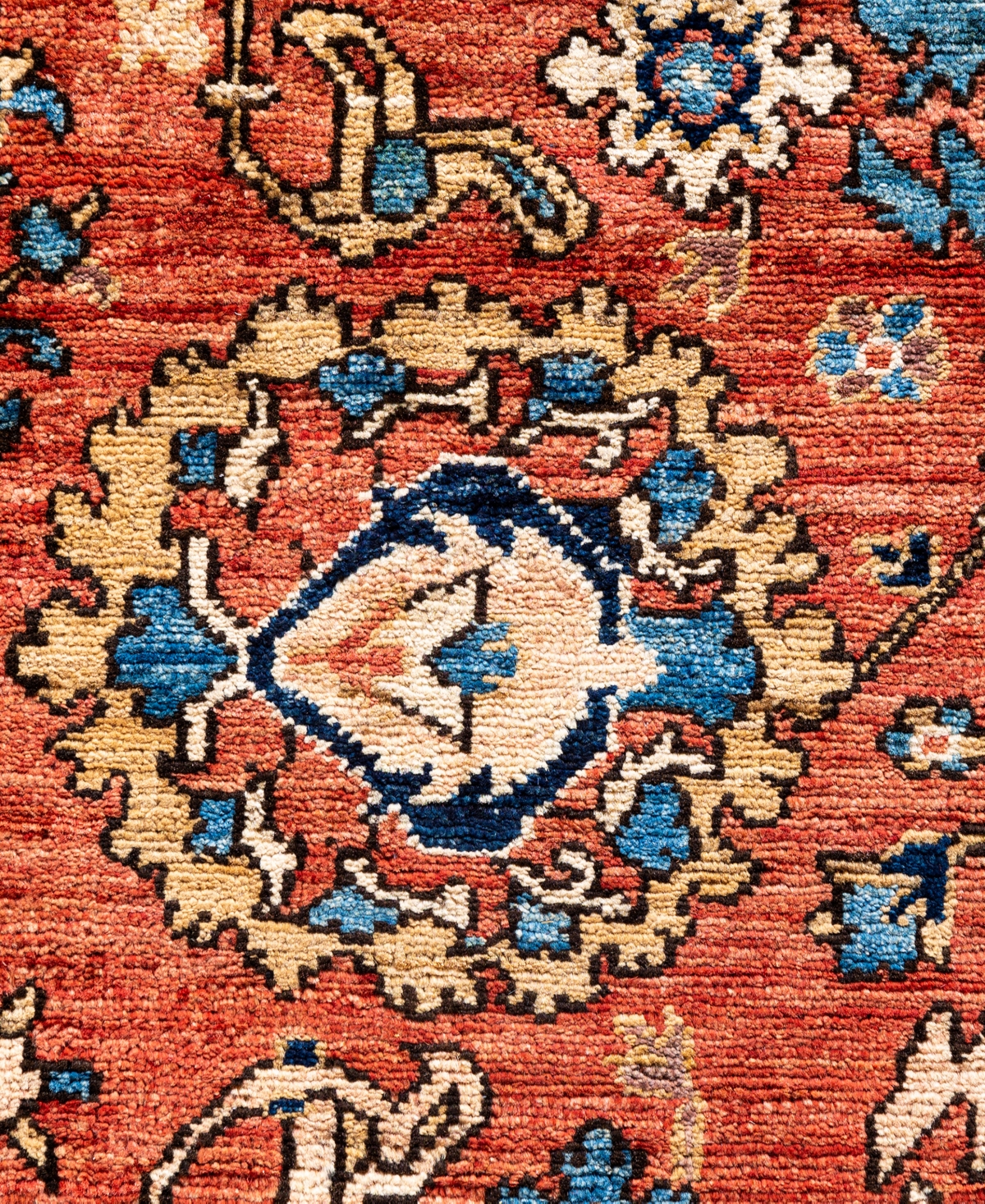 Adorn Hand Woven Rugs Serapi M0103-265 8'x9'10" Area Rug In Orange