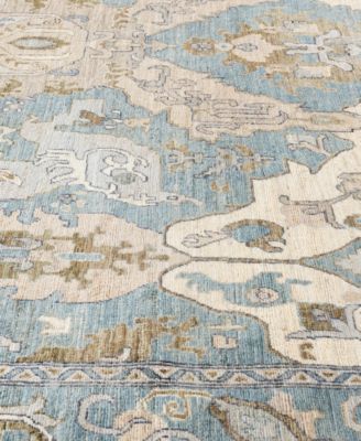 Adorn Hand Woven Rugs Serapi M0103 280 Rug Collection In Gray