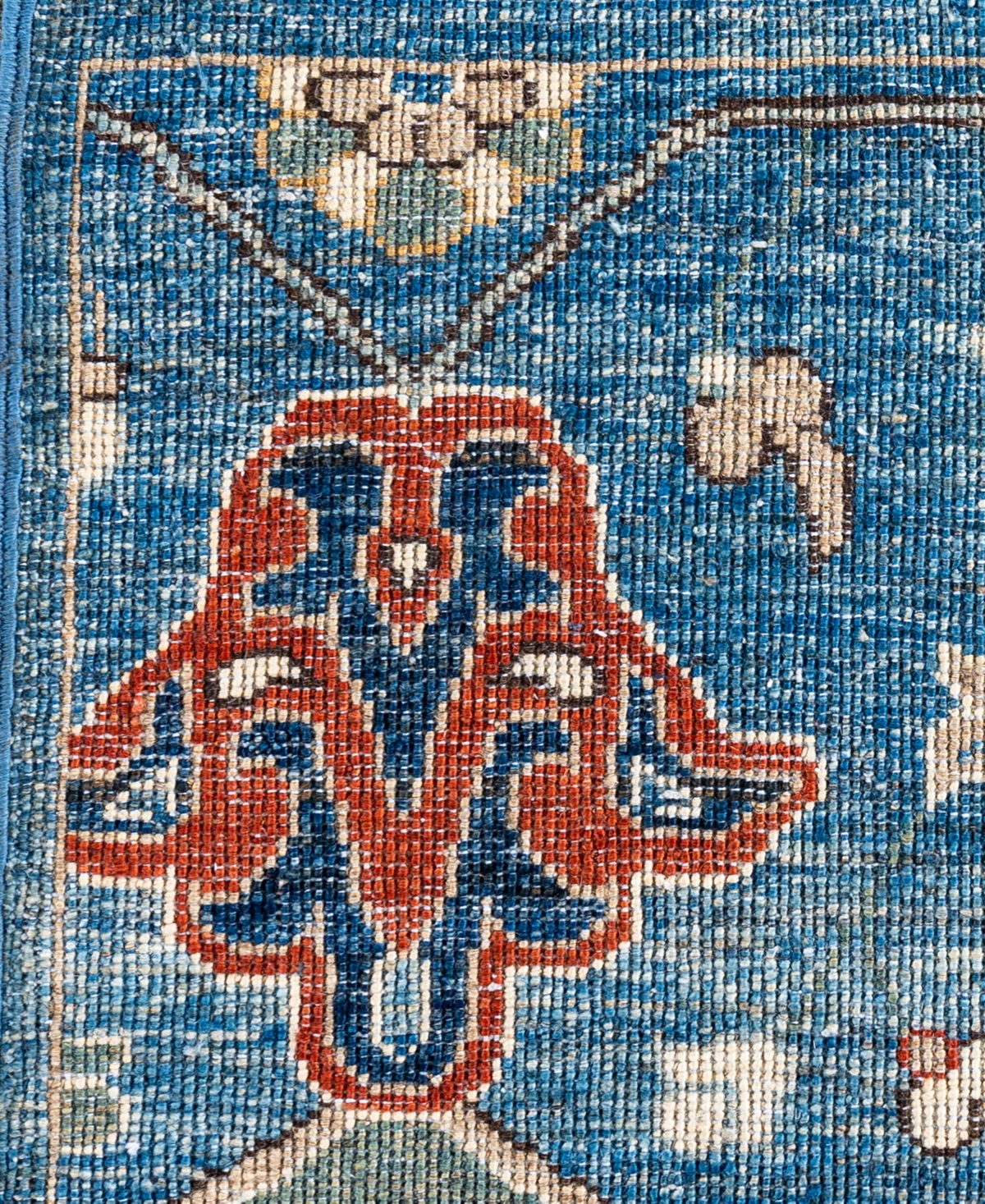 Adorn Hand Woven Rugs Serapi M0103-288 8'2"x9'11" Area Rug In Blue