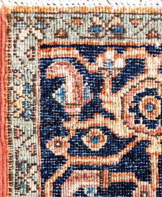 Adorn Hand Woven Rugs Serapi M0103 293 Rug Collection In Orange
