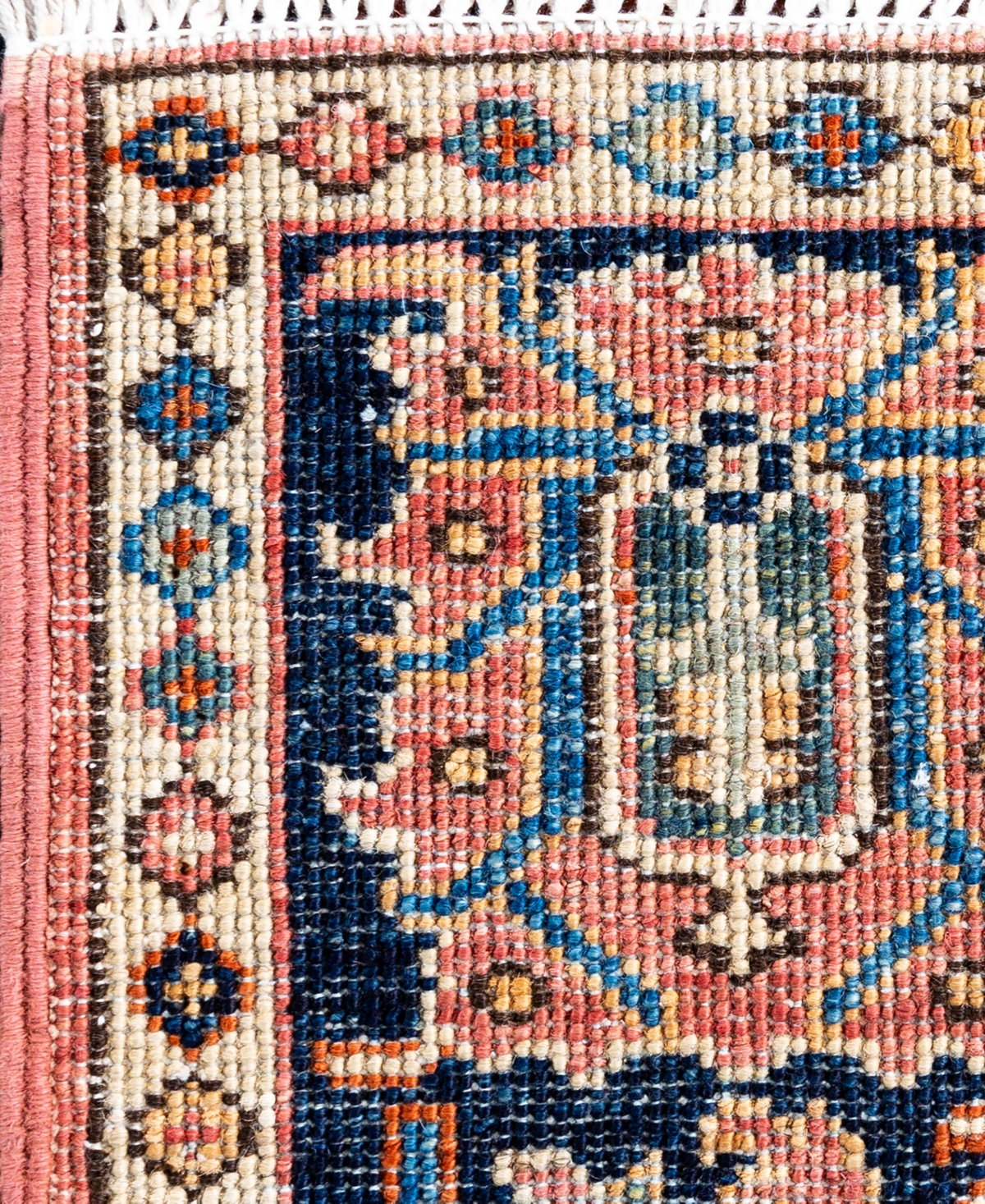 Adorn Hand Woven Rugs Serapi M0103-308 4'2"x5'10" Area Rug In Pink