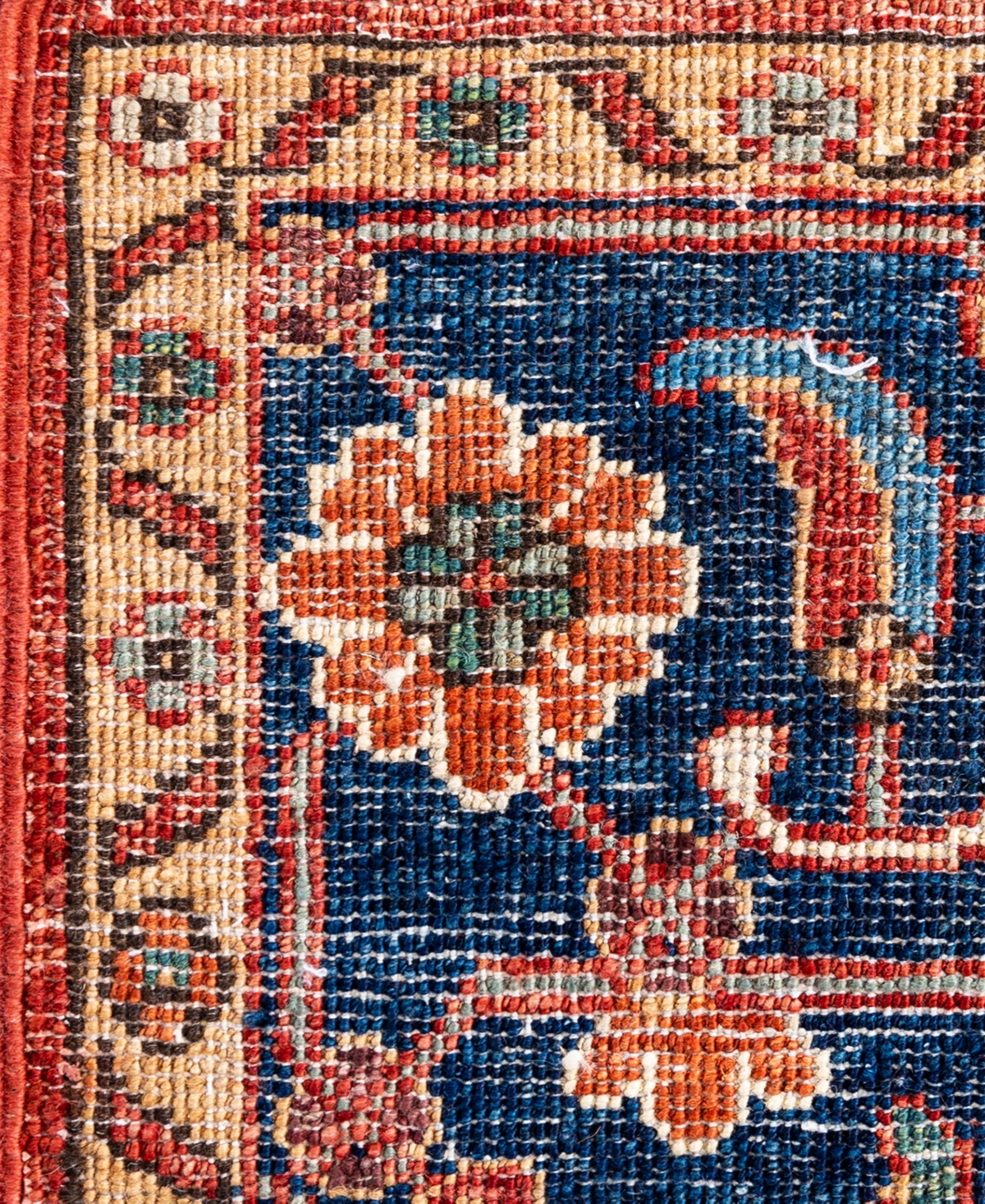 Adorn Hand Woven Rugs Serapi M0103-318 4'3"x5'11" Area Rug In Red