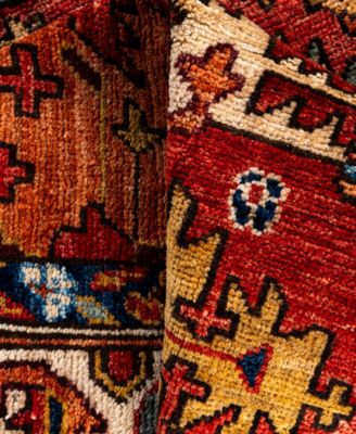 Adorn Hand Woven Rugs Serapi M0103 321 Rug Collection In Red