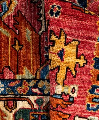 Adorn Hand Woven Rugs Serapi M0103 331 Rug Collection In Red