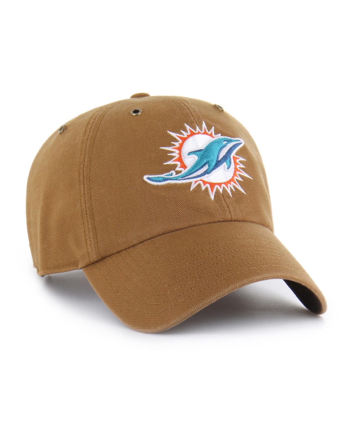 '47 Brand x Carhartt Men's Brown Miami Dolphins Clean Up Adjustable Hat