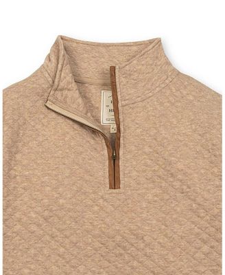 Men's Quilted Half Zip Pullover