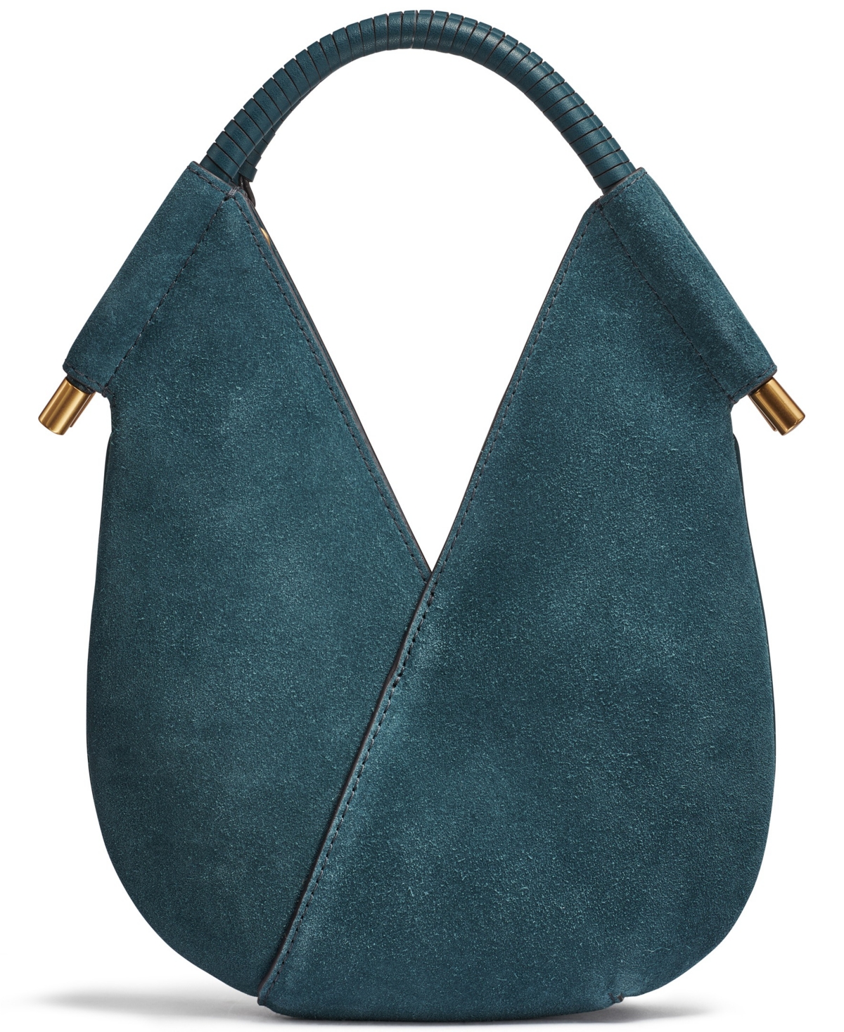 Donna Karan New York Suede Micro Crossbody Bag with Charm Hangoff