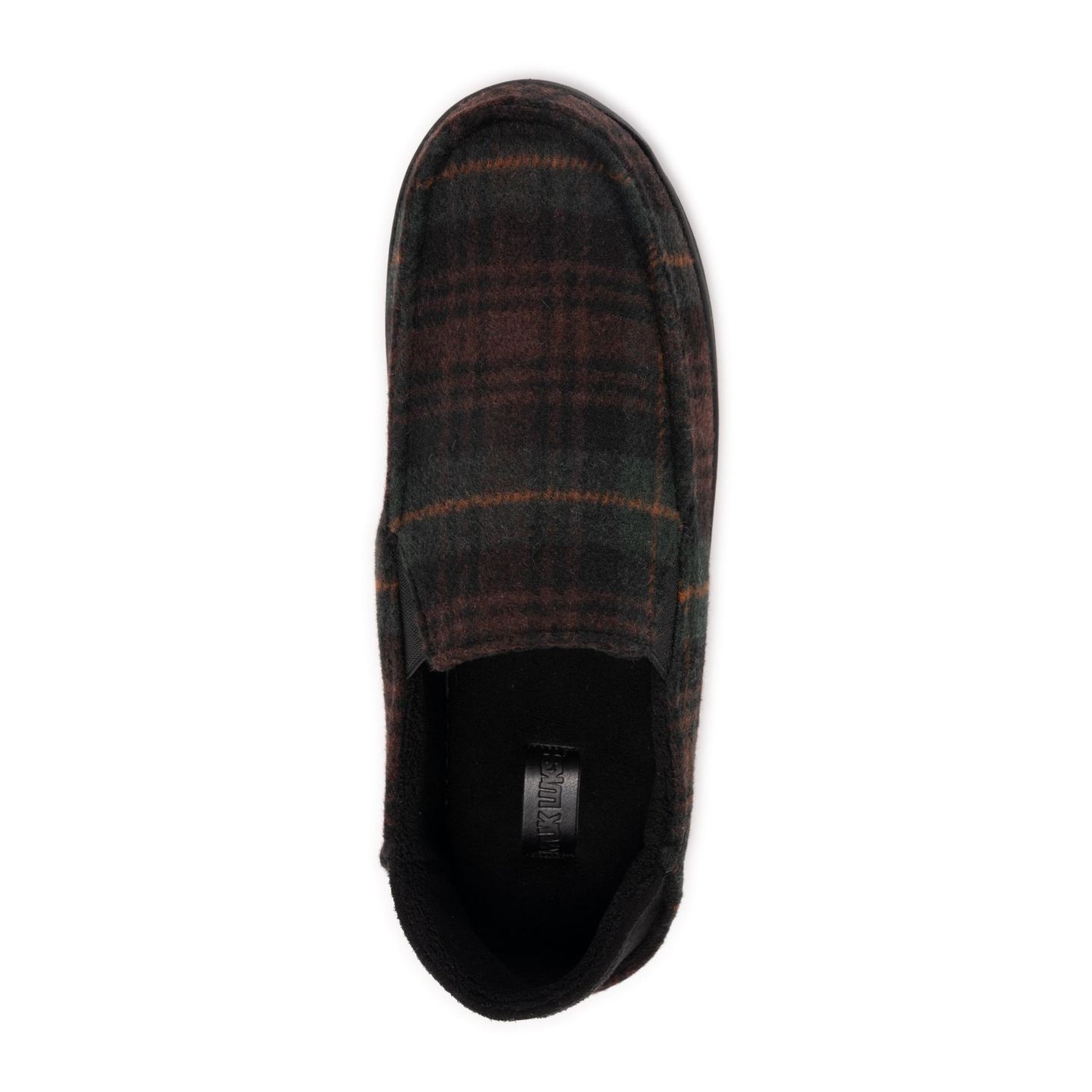 Мужские тапочки MUK LUKS Owen Full Fit Slipper, цвет: Коричневый клетчатый — фото 5