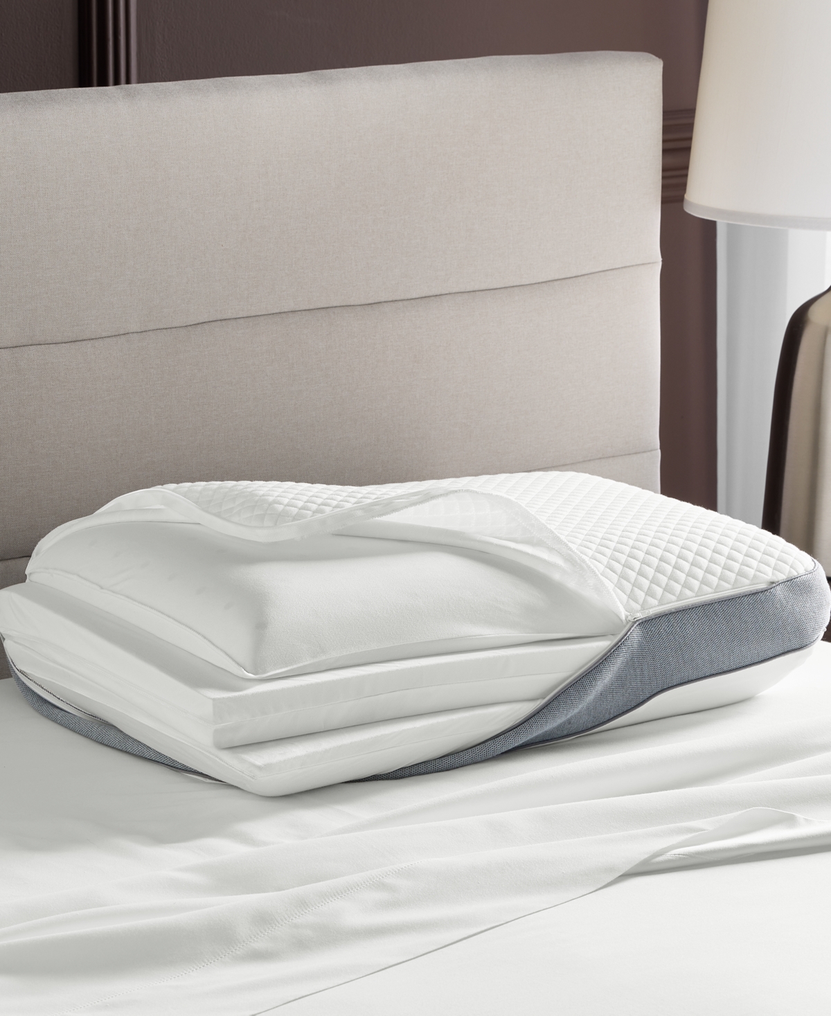 Hotel Collection Adjustable Layer Foam Pillow, King