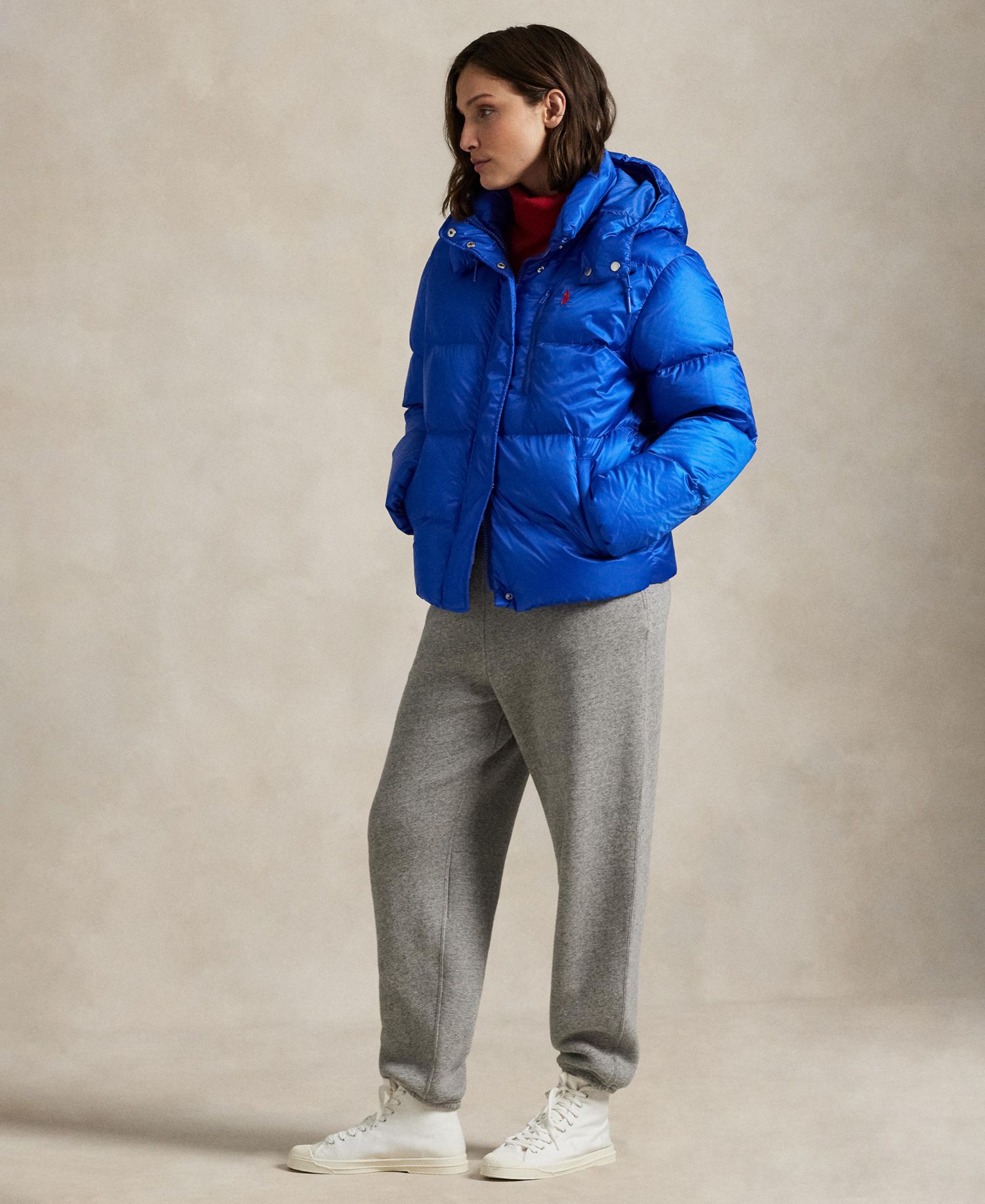 Women's Water-Resistant Long-Sleeve Quilt Jacket