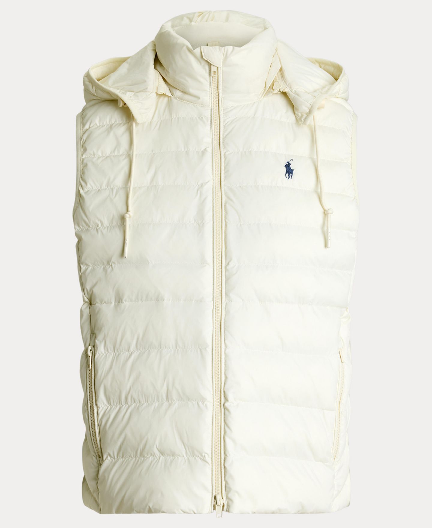 Женский жилет Polo Ralph Lauren Sleeveless Quilted Vest, цвет: Кремовый — фото 5