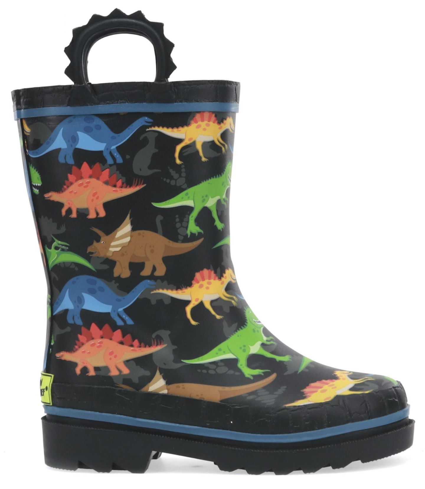 Детские ботинки Western Chief Big Boys (4 to 12) Dinosaur World Rain Boot, цвет: Чёрный — фото 6