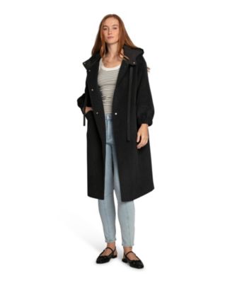Fantasy Land Wool Blend Hooded Coat
