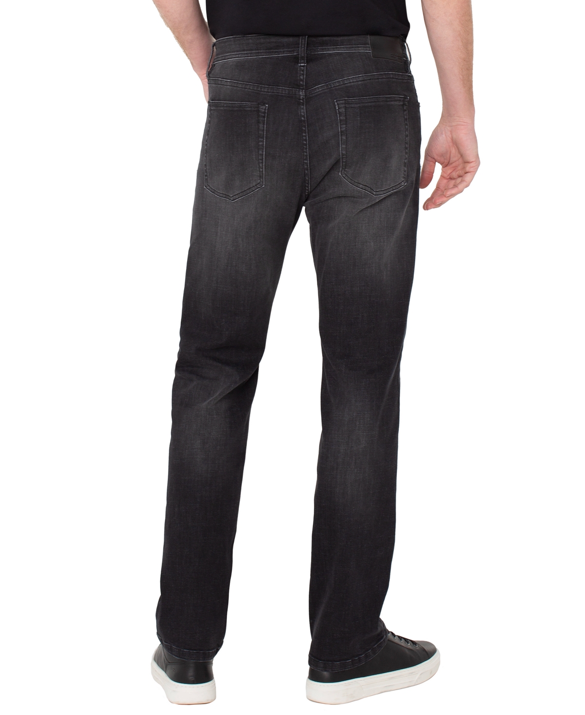 Liverpool Los Angeles Men's Sutton Straight Jeans In Black