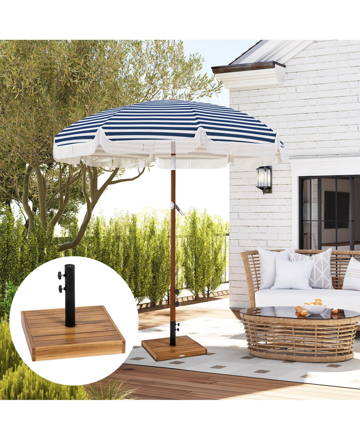 Outsunny Umbrella Ba